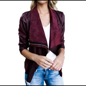 Windbreaker Style Light Weight Leather Jacket